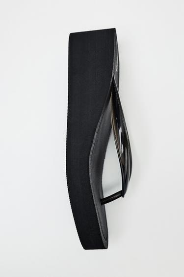 Zara PLATFORM SANDALS - Black