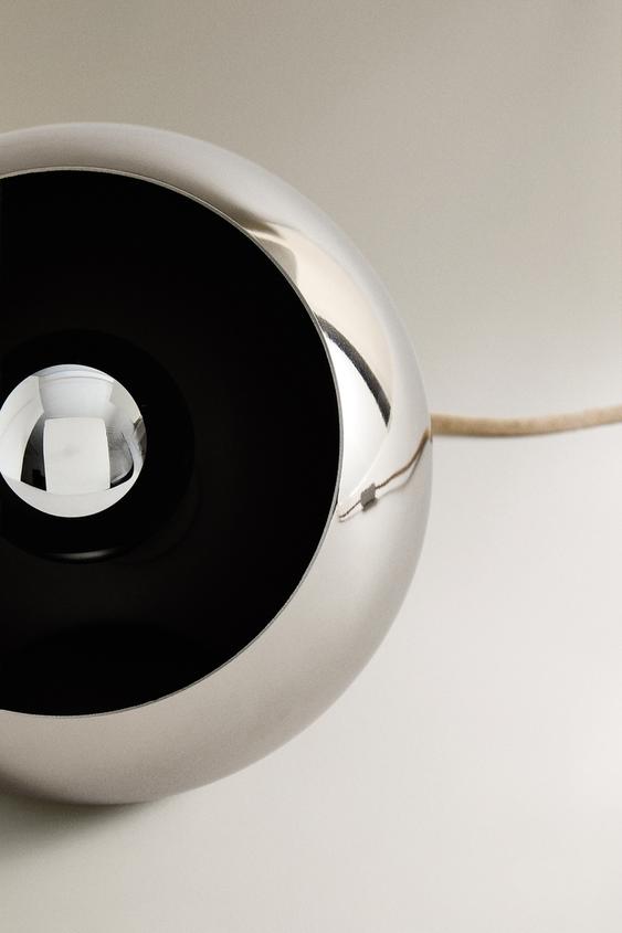 LAMPE DE TABLE DEMI-SPHÈRE - Argent de Zara - Image 2