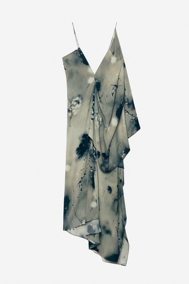 ROBE IMPRIMÉE - THE ITEM - Bleu / Gris de Zara