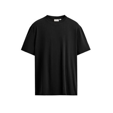 CAMISETA LIGHTWEIGHT ACABADO IRREGULAR - Negro de Zara