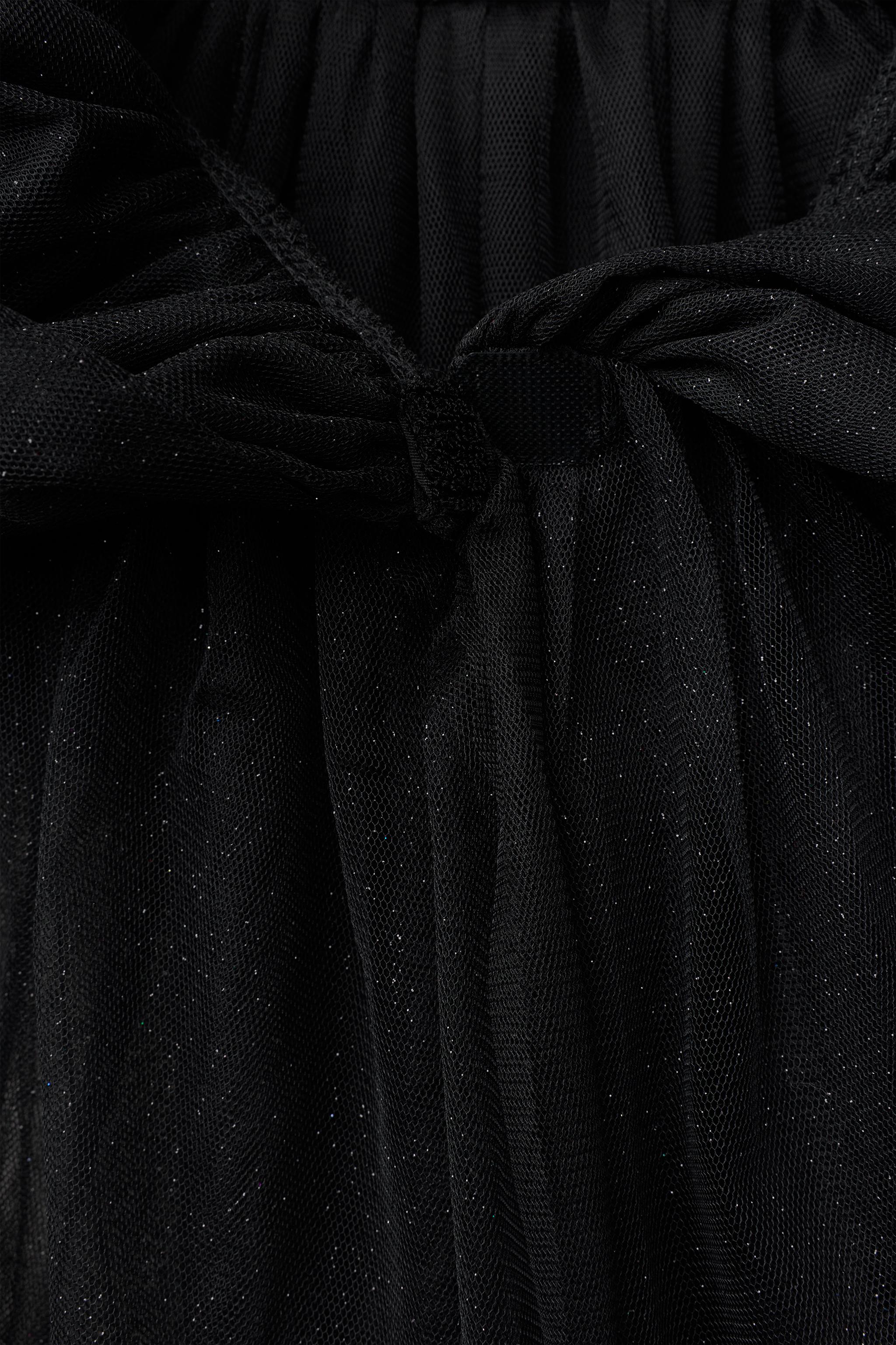 GLITTER COSTUME HOODED CAPE