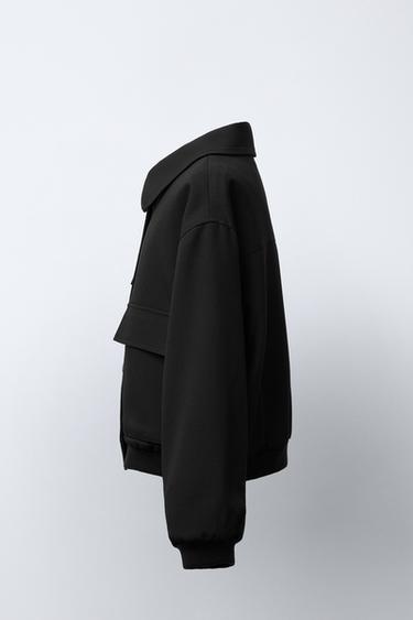 POCKET BOMBER JACKET - Black by Zara - Image 2