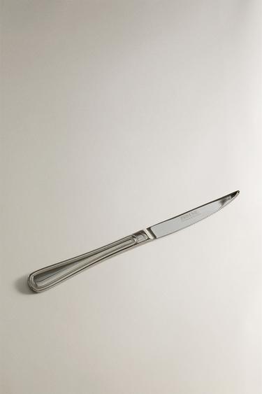 COUTEAU À VIANDE ACIER BRILLANT - Acier de Zara - Image 1