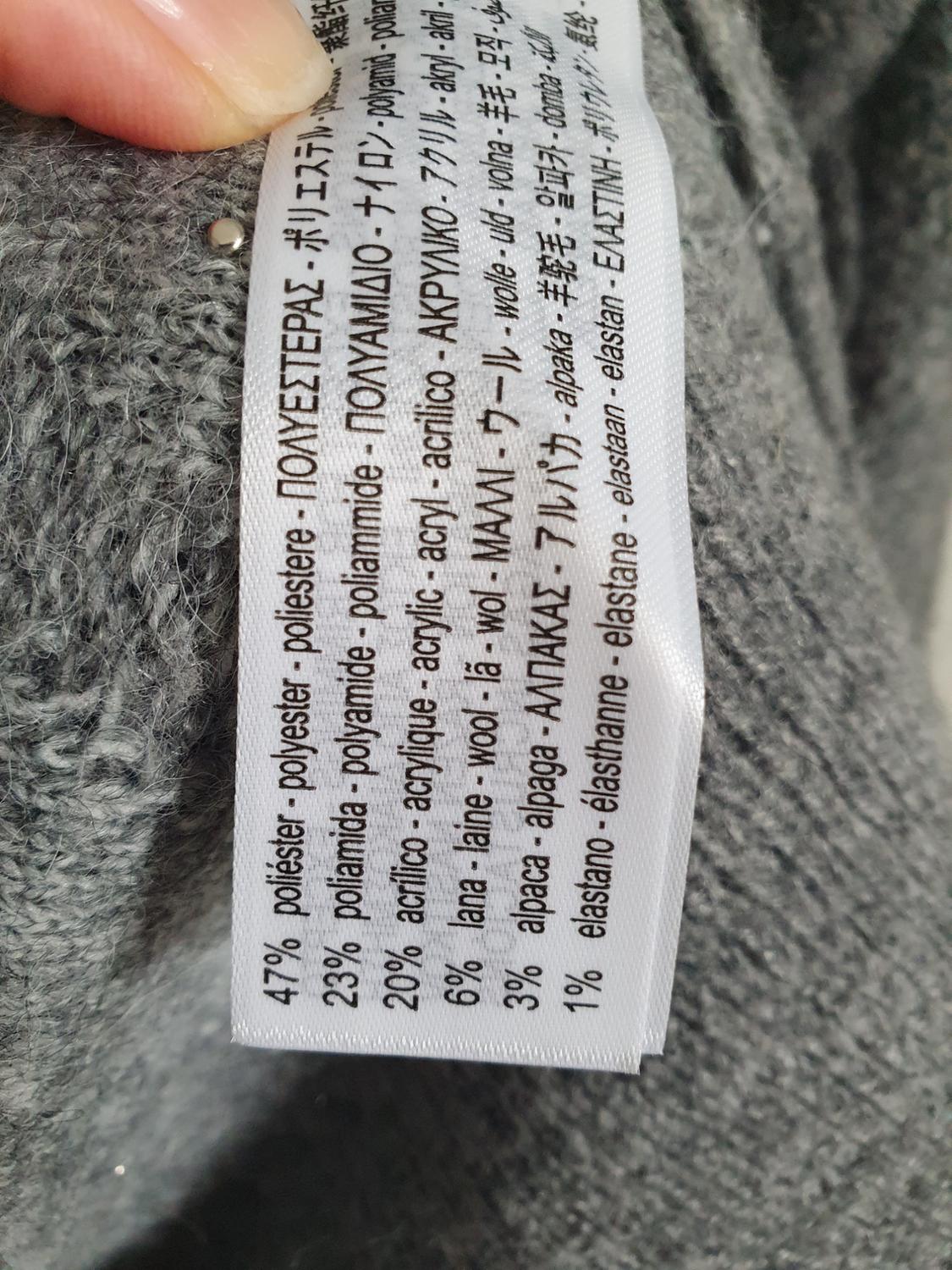 TEXTURED PEARL BEAD KNIT SWEATER - Image 9
