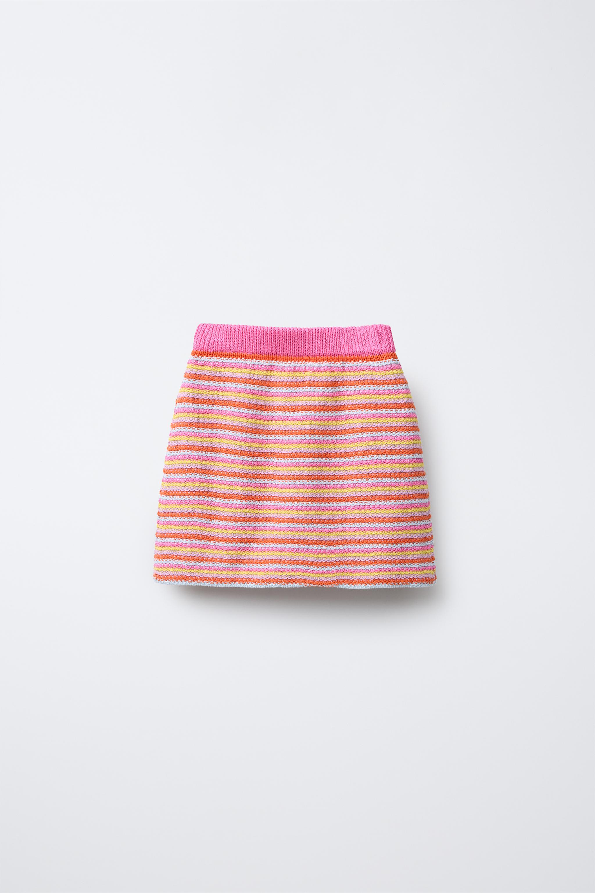 STRIPED KNIT SKIRT - Multicolored | ZARA United States STRIPED KNIT SKIRT - Multicolored | ZARA United States
