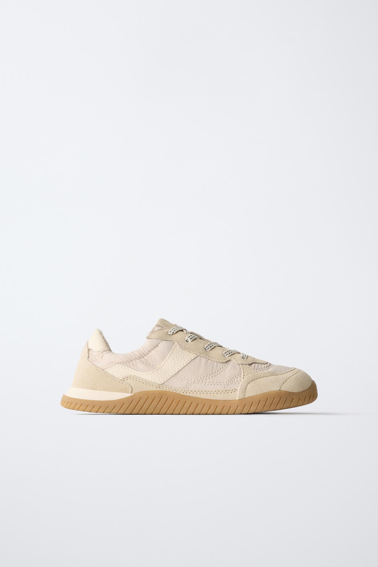 CONTRAST BAREFOOT SNEAKERS — Off White