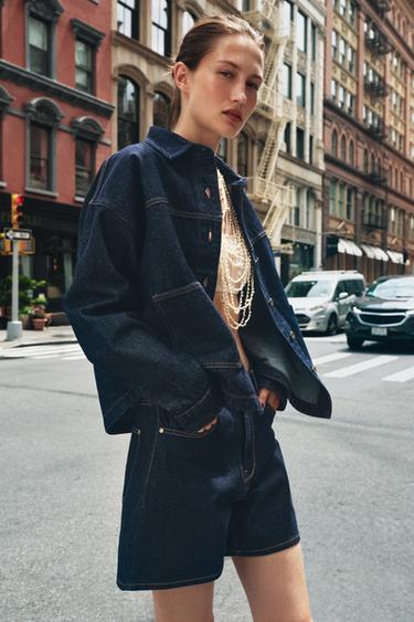 VESTE EN JEAN Z1975 - Bleu de Zara - Image 3