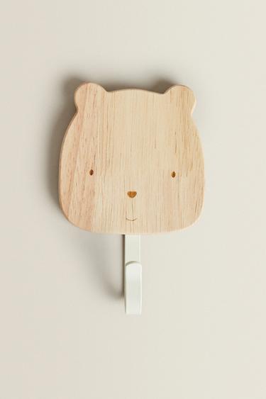 CHILDREN'S BEAR HOOK - Light beige by Zara