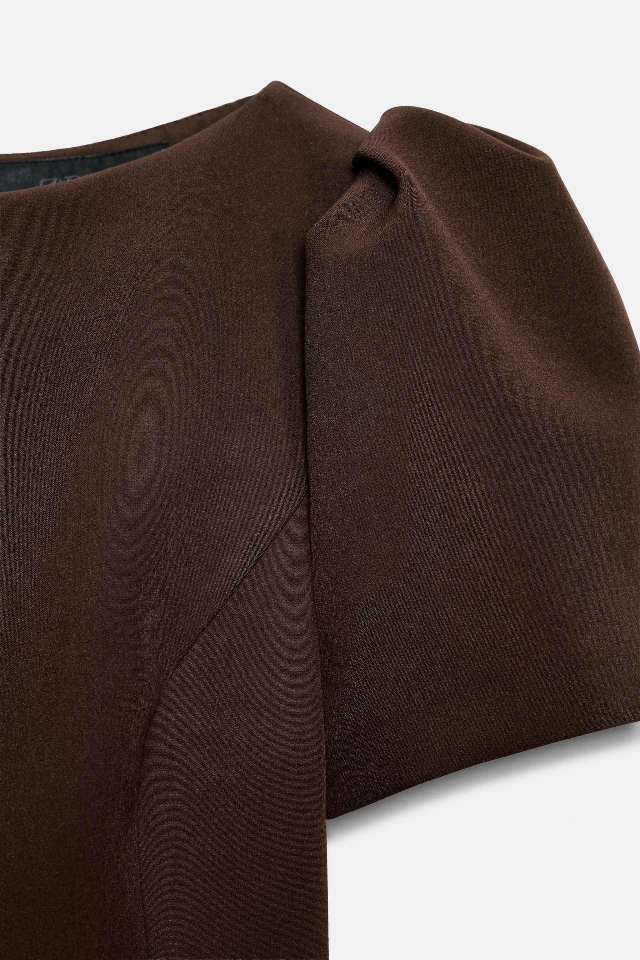 SHORT PLEATED POCKET DRESS