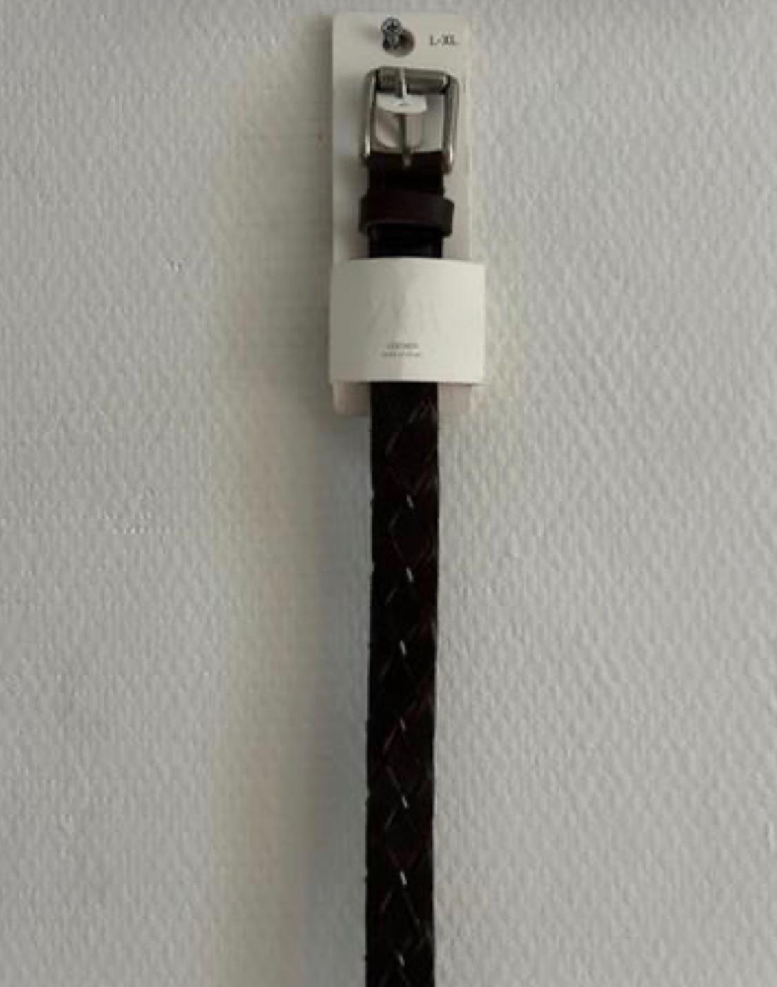 PLAITED LEATHER BELT - Image 3