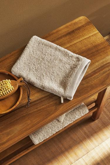 GANT DE TOILETTE COTON ÉPONGE - Sable de Zara - Image 9