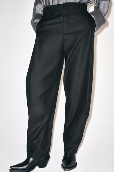 ZW COLLECTION WIDE-LEG PANTS — Black 2