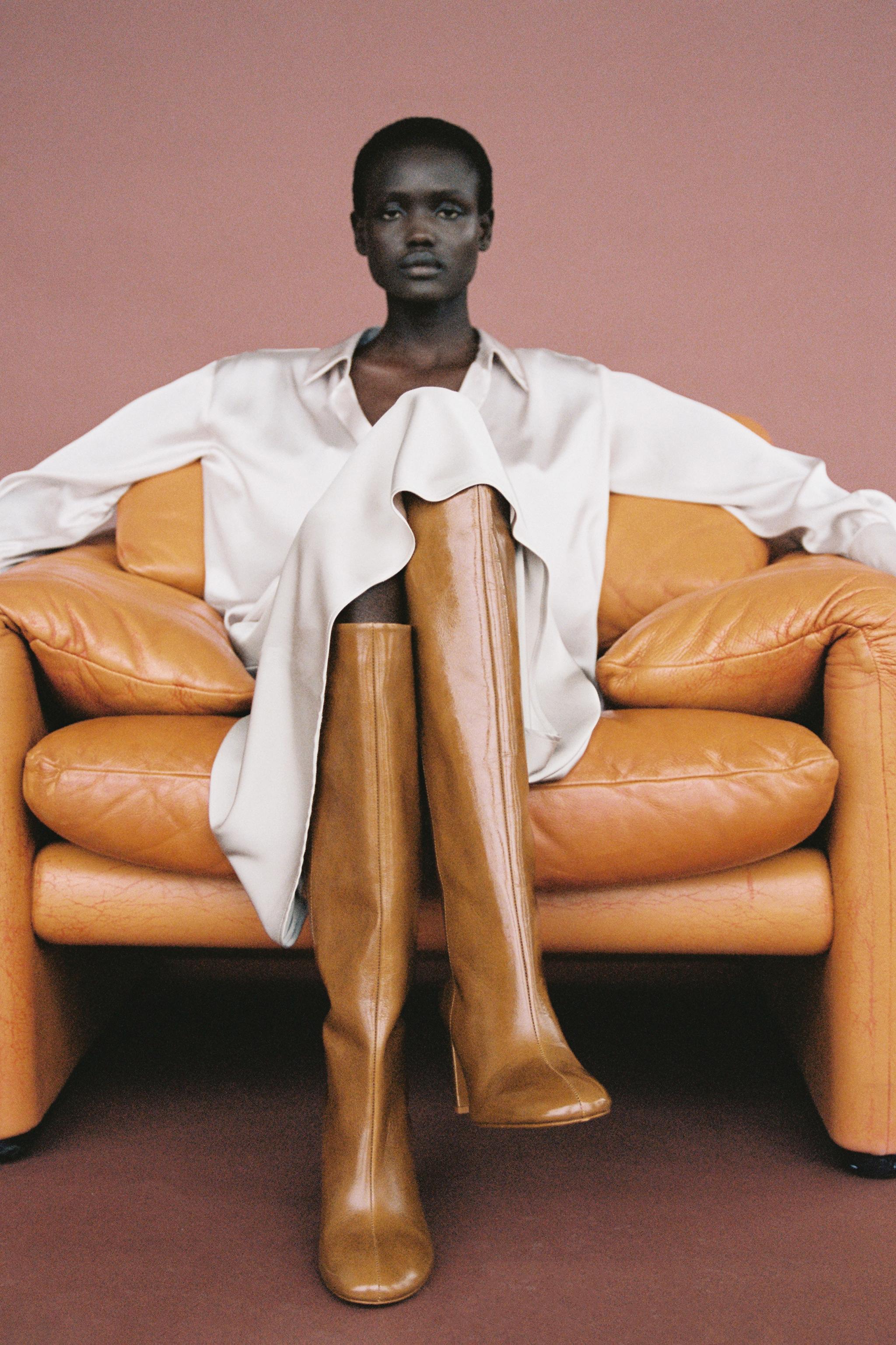 Botas Camperas Botas Camel Mujer Zara Marrón Zara Bota Cowboy