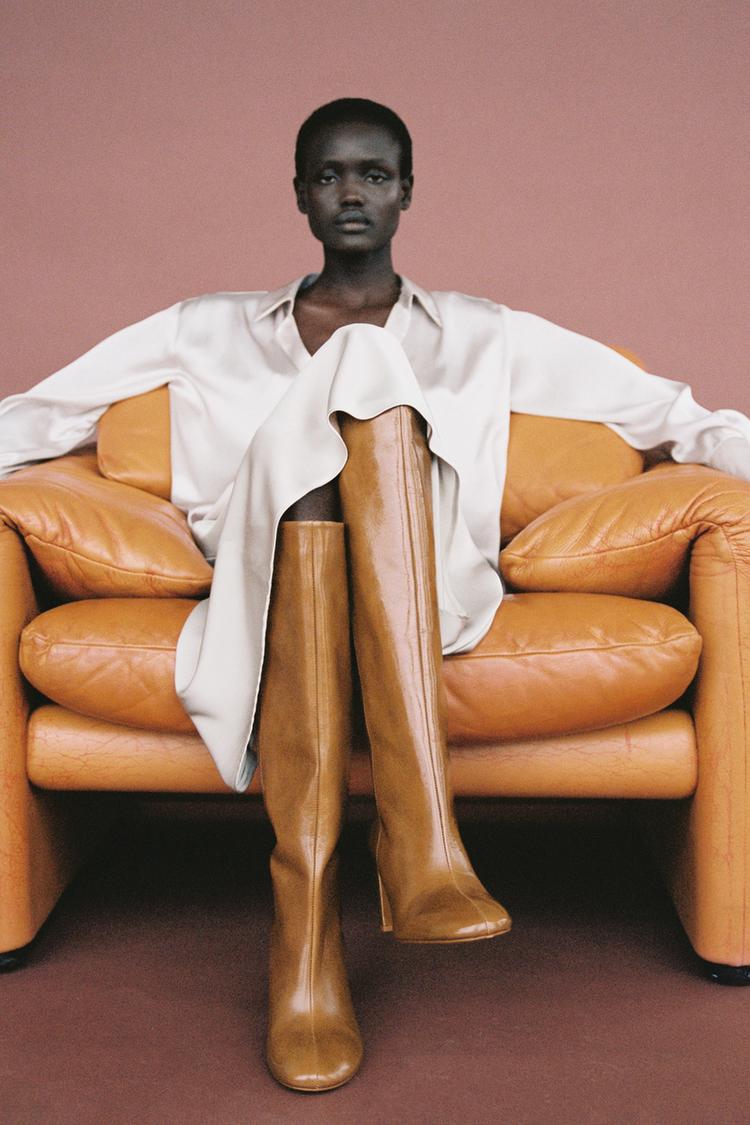 Botas Altas Botines Serpiente Zara Botas Piel Mujer Rebajas BOTA