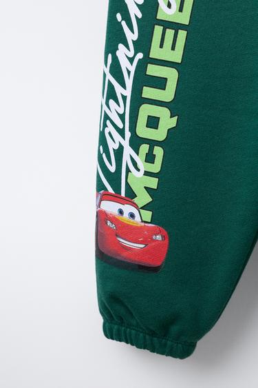 PANTALON JOGGER MOLLETON CARS RAYO MCQUEEN © DISNEY - Vert bouteille de Zara - Image 2