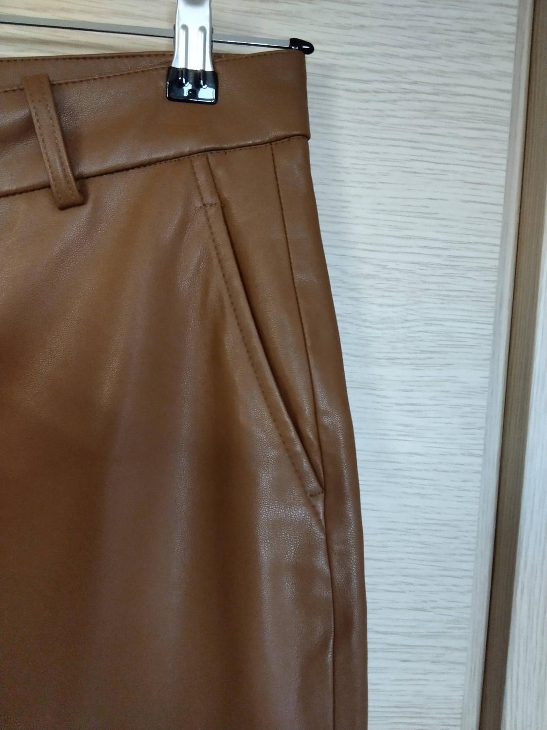 FAUX LEATHER TROUSERS - Image 3