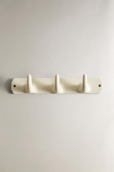 TRIPLE CERAMIC HOOK - Cream by Zara