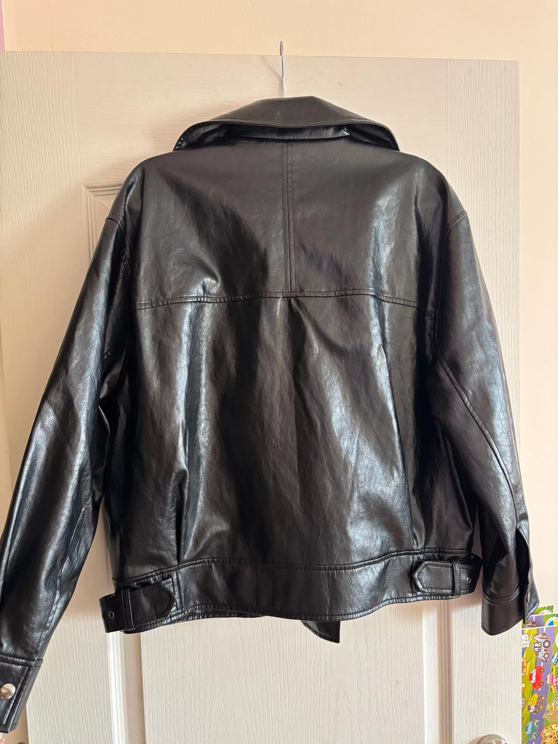 ZW COLLECTION LEATHER EFFECT JACKET - Image 7