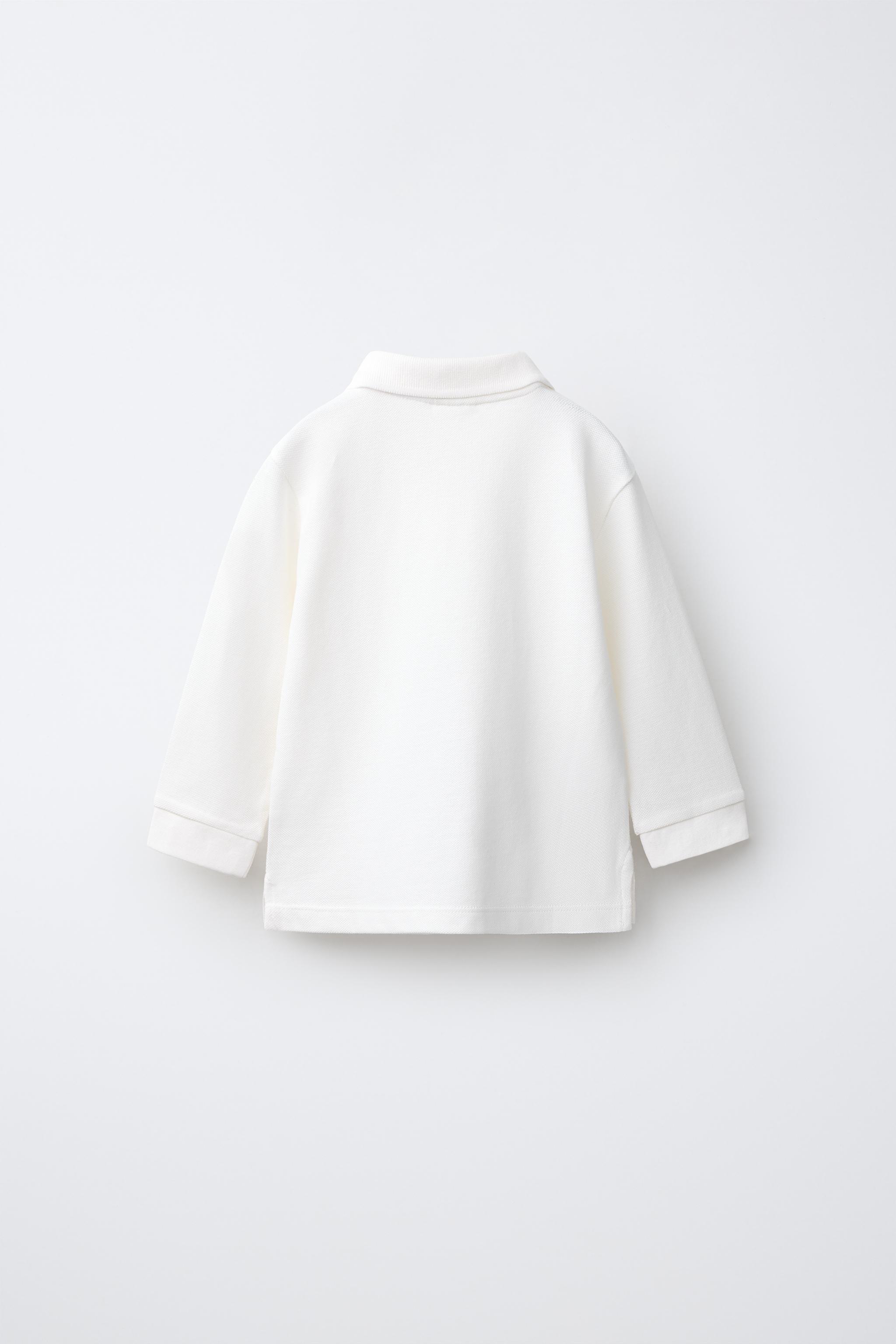 SOLID PIQUÉ POLO SHIRT — White