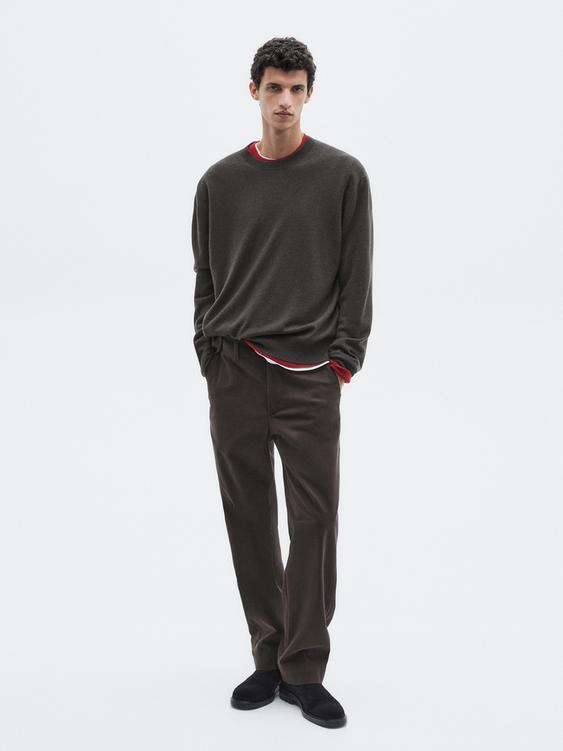 Knit wool and cashmere blend sweater - LIMITED