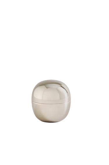 CAIXA REDONDA PEQUENA AÇO INOXIDÁVEL - Prata da Zara