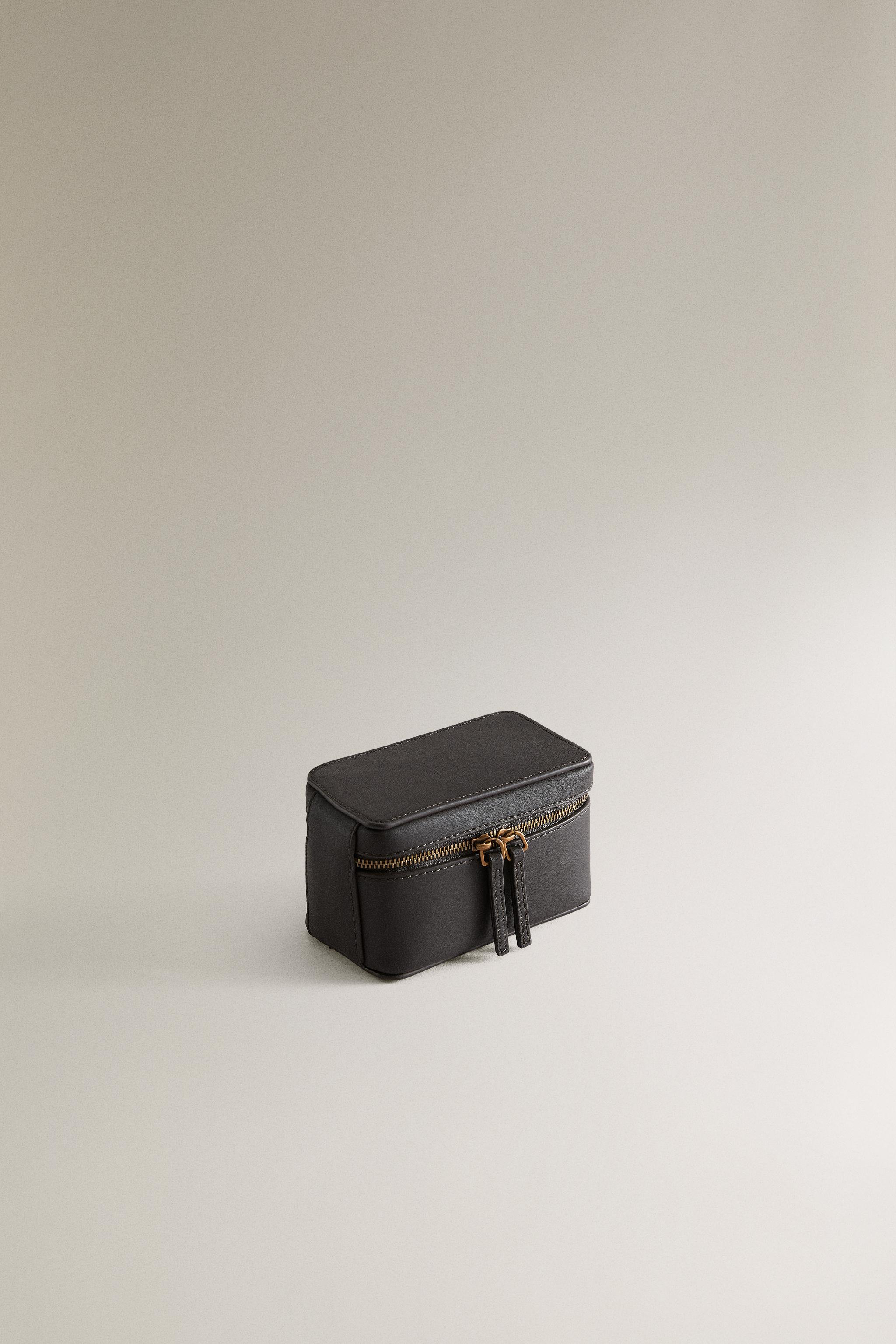 LEATHER TRAVEL JEWELLERY BOX - Chocolate Brown | ZARA United States