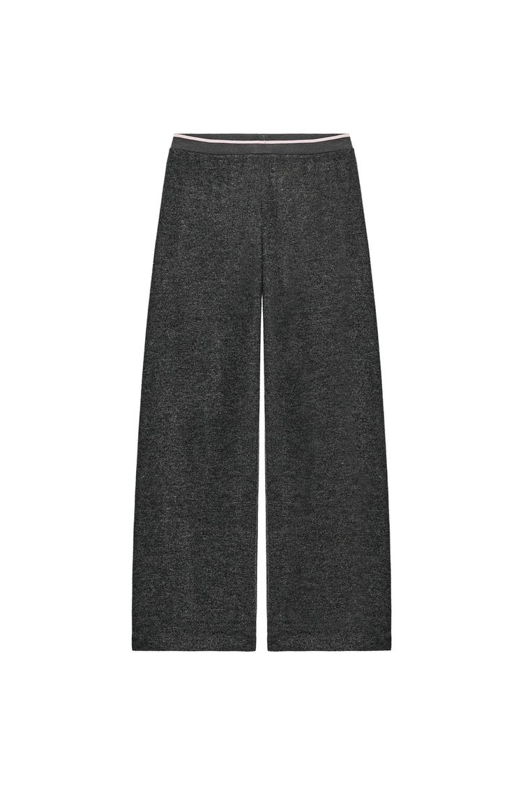 SOFT TROUSERS WITH CONTRAST STRIPE