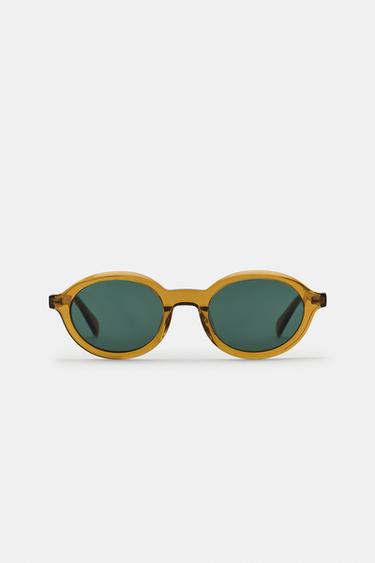 PREPPY OVAL SUNGLASSES - Yellow by Zara - Image 0
