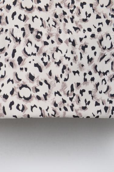 TOP SPORTY IMPRIMÉ ANIMALIER - Marron de Zara - Image 3