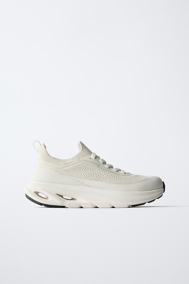 TRAINERS WITH SOLE DETAIL - White by Zara