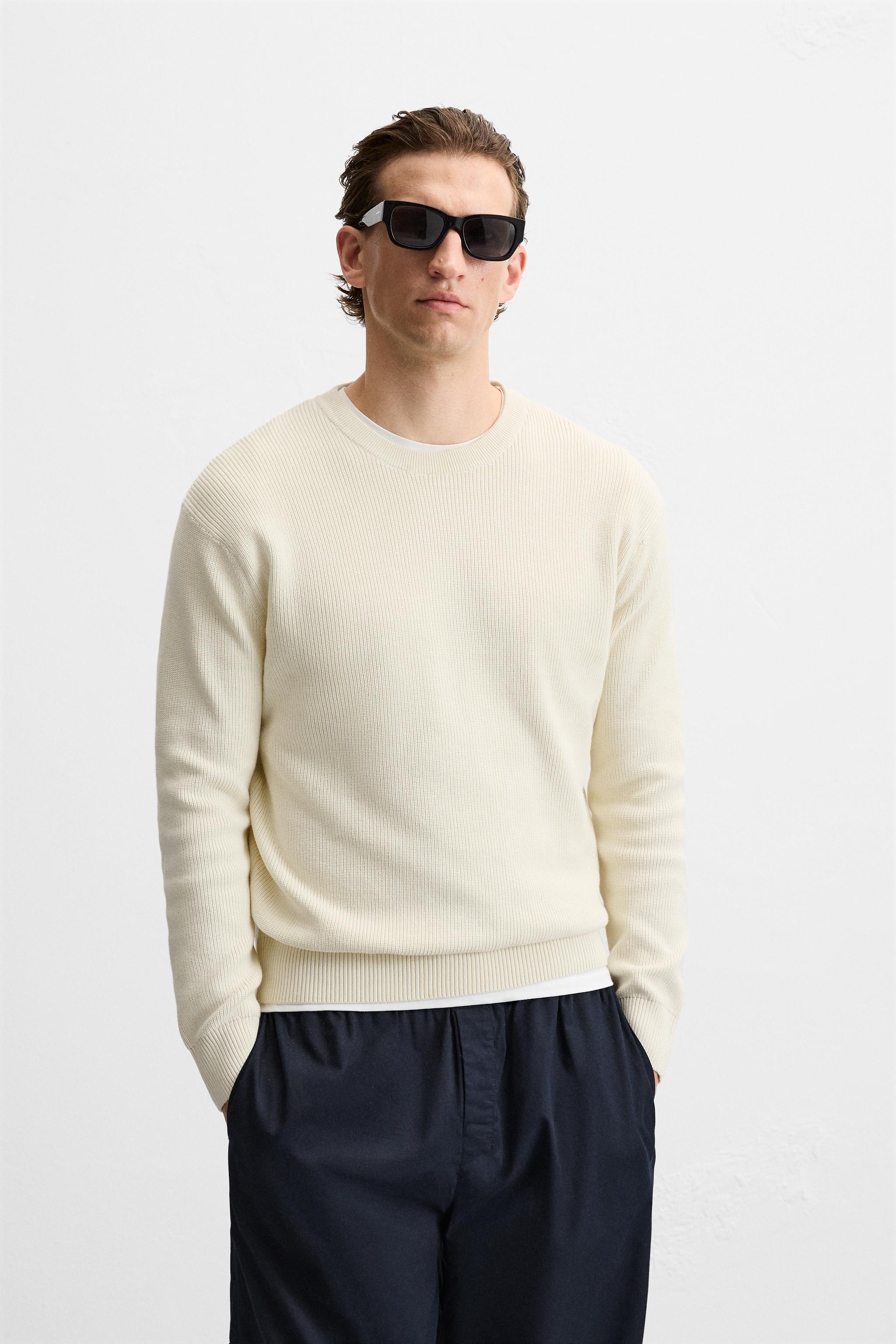 ベーシックパールニットセーター - ブラック | ZARA Japan / 日本