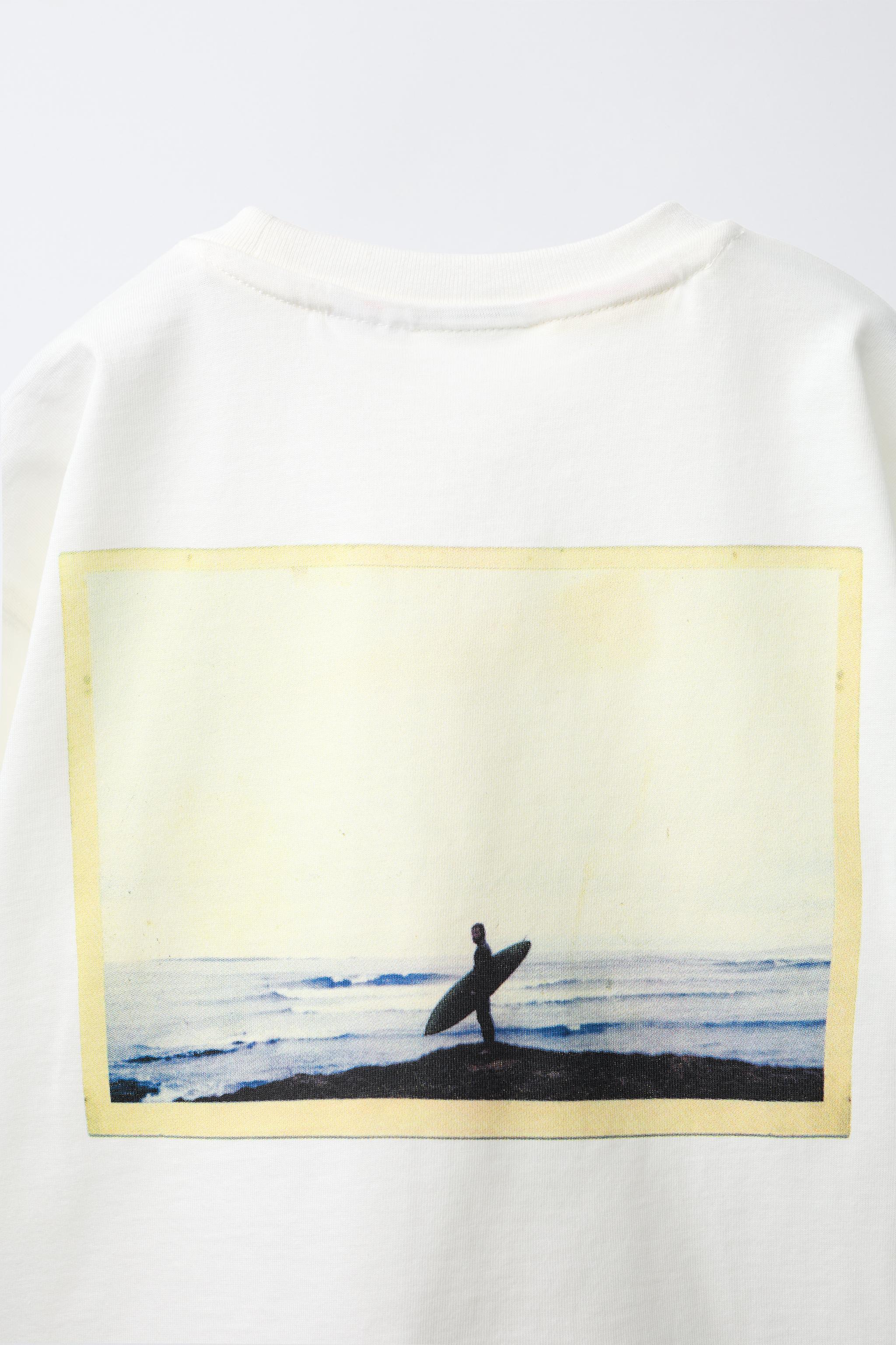 Детские футболки Zara PUKAS SURF PHOTO LOGO T-SHIRT — фото 4