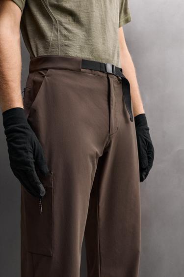 TECHNICAL CARGO TREKKING TROUSERS - Brown by Zara - Image 5