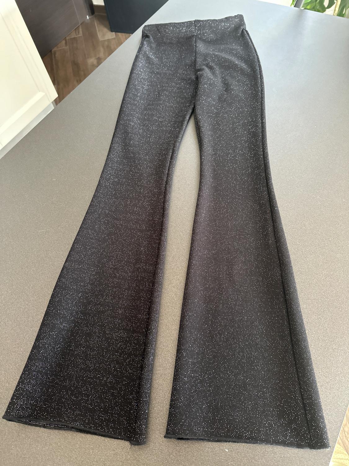 ΠΛΕΚΤΟ ΠΑΝΤΕΛΟΝΙ FLARE STRETCH ΜΕ ΣΤΡΑΣ