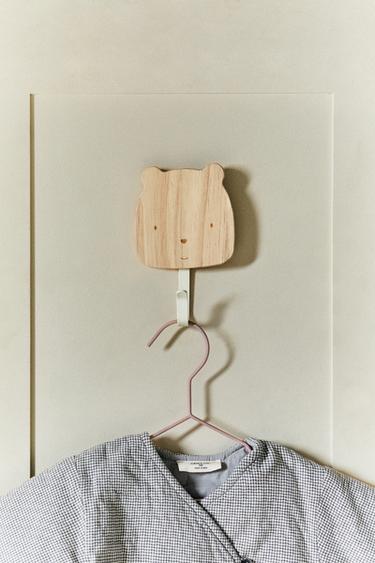 CHILDREN'S BEAR HOOK - Light beige by Zara