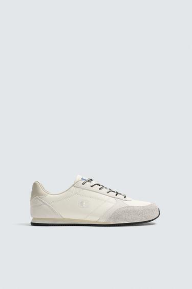 CHAMPION ® X ZARA LEATHER TRAINERS - White by Zara