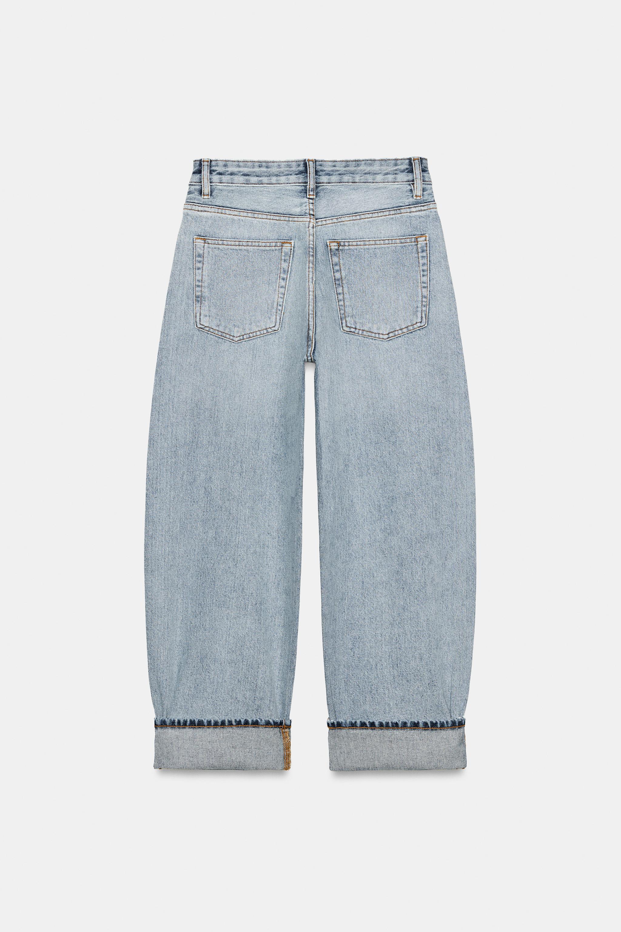 ZW COLLECTION MID-RISE BALLOON JEANS