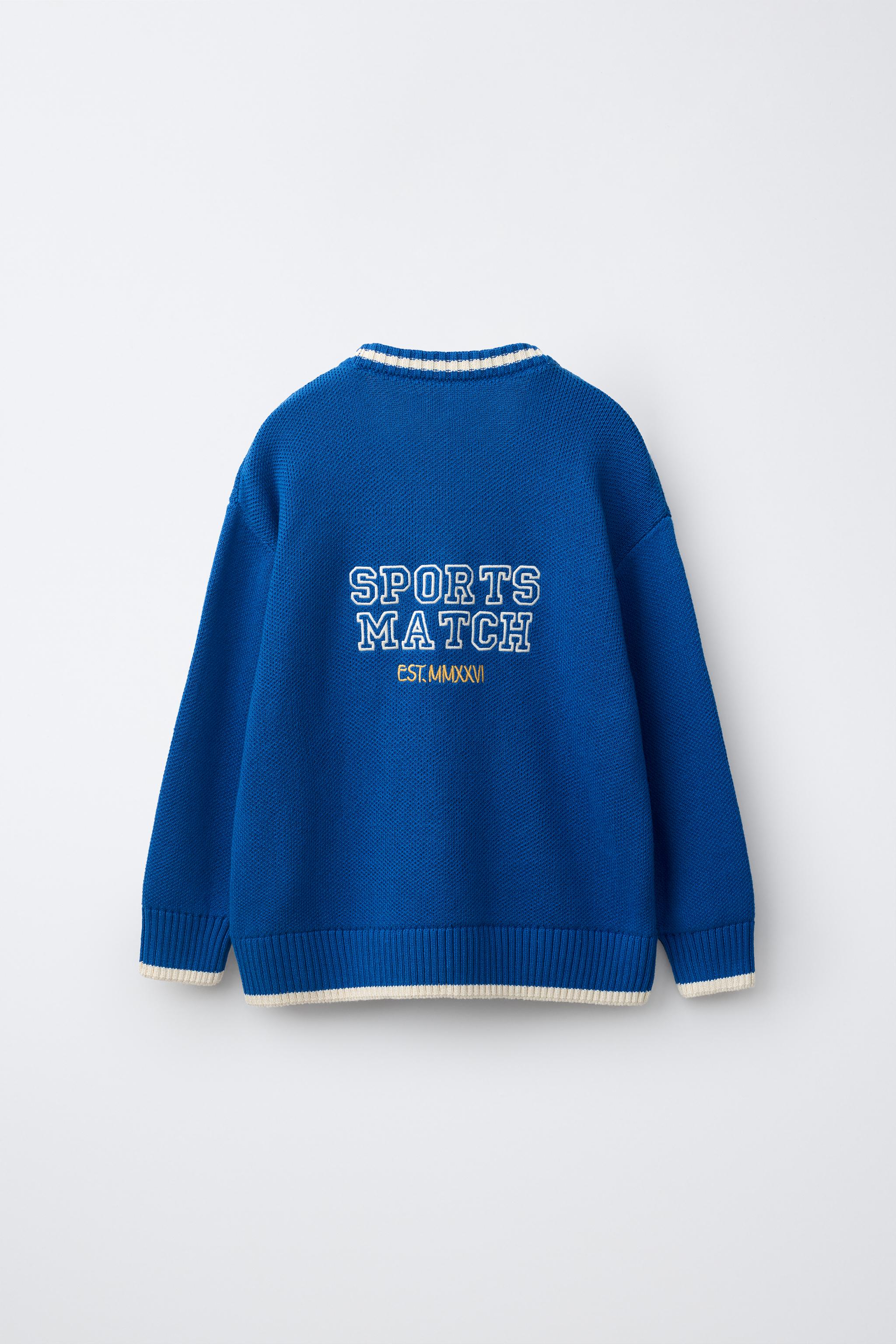 Детские кардиганы Zara VARSITY CARDIGAN — фото 3