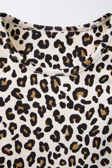 TOP À IMPRIMÉ ANIMALIER - Leopard de Zara - Image 2