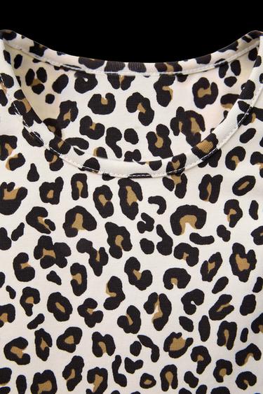 TOP MIT ANIMAL-PRINT - Leopardenprint von Zara