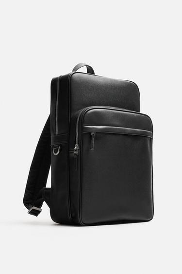 TEXTURE BACKPACK - Black by Zara - Image 1