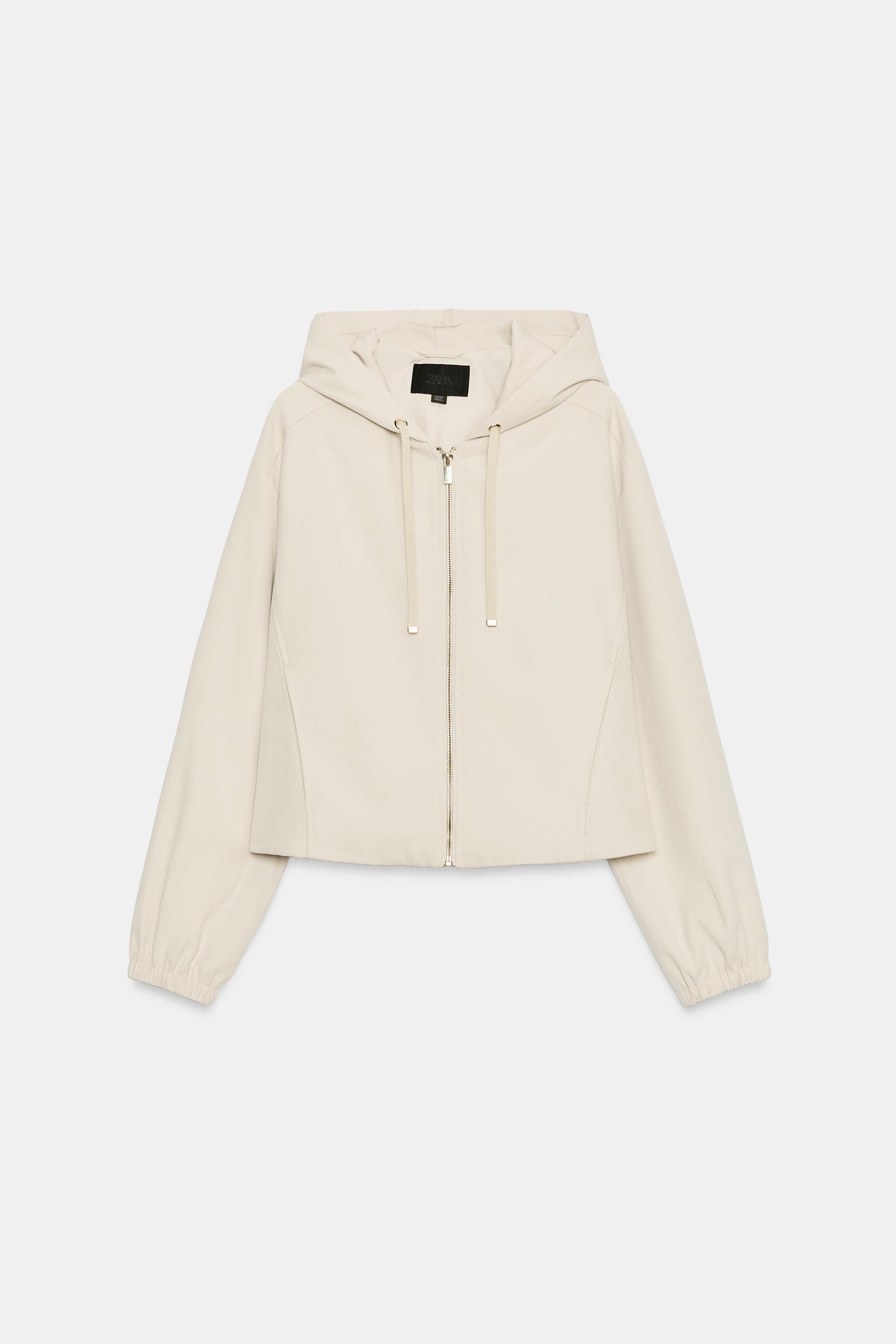 HOODED BOMBER JACKET