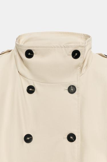 GILET À PLIS ET BOUTONS - Beige de Zara - Image 8
