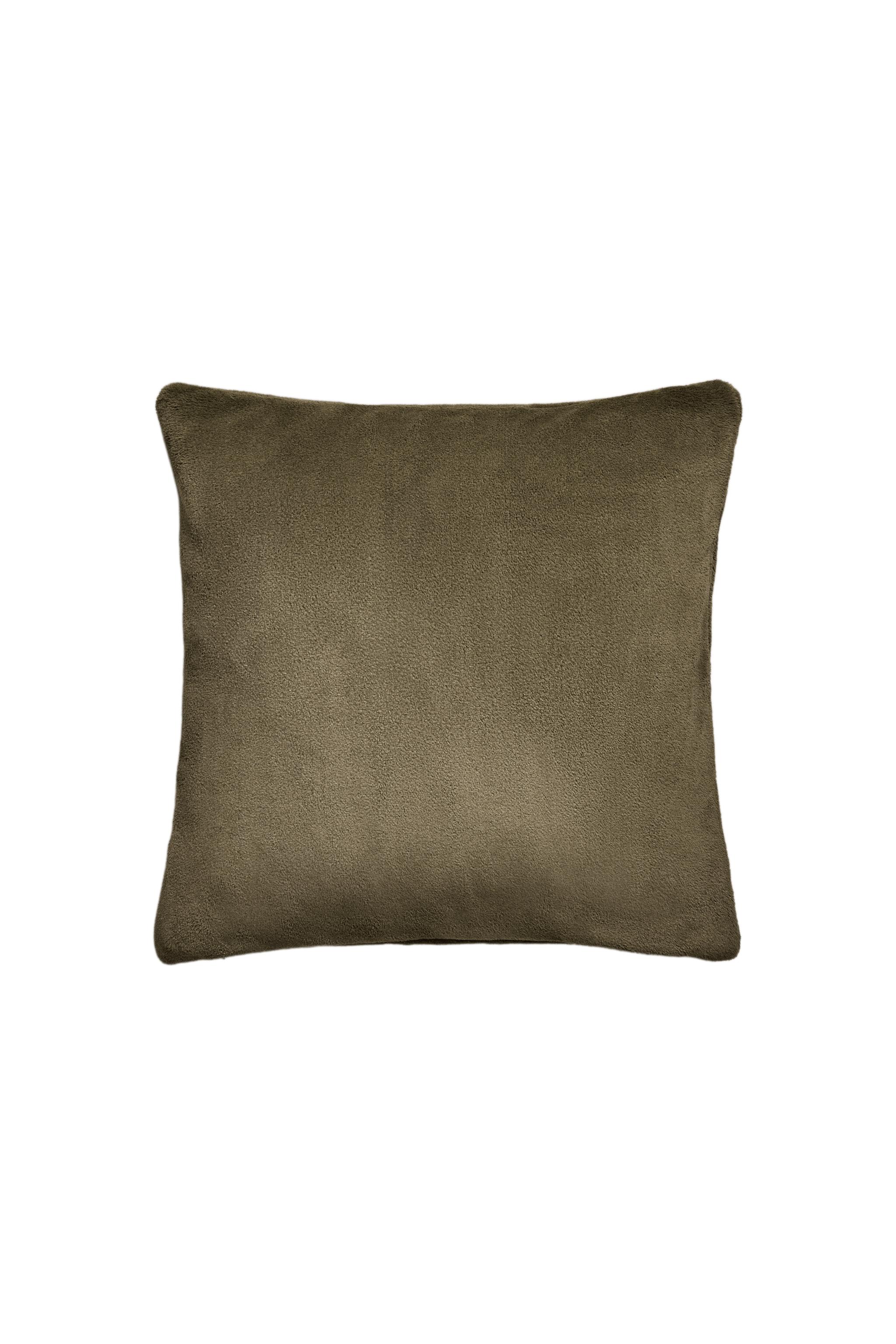 フェイクファー クッションカバー - グリーン | ZARA Japan / 日本