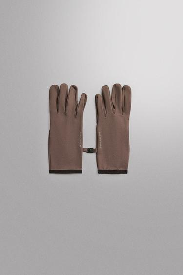 RUNNING GLOVES - Brown / Taupe by Zara