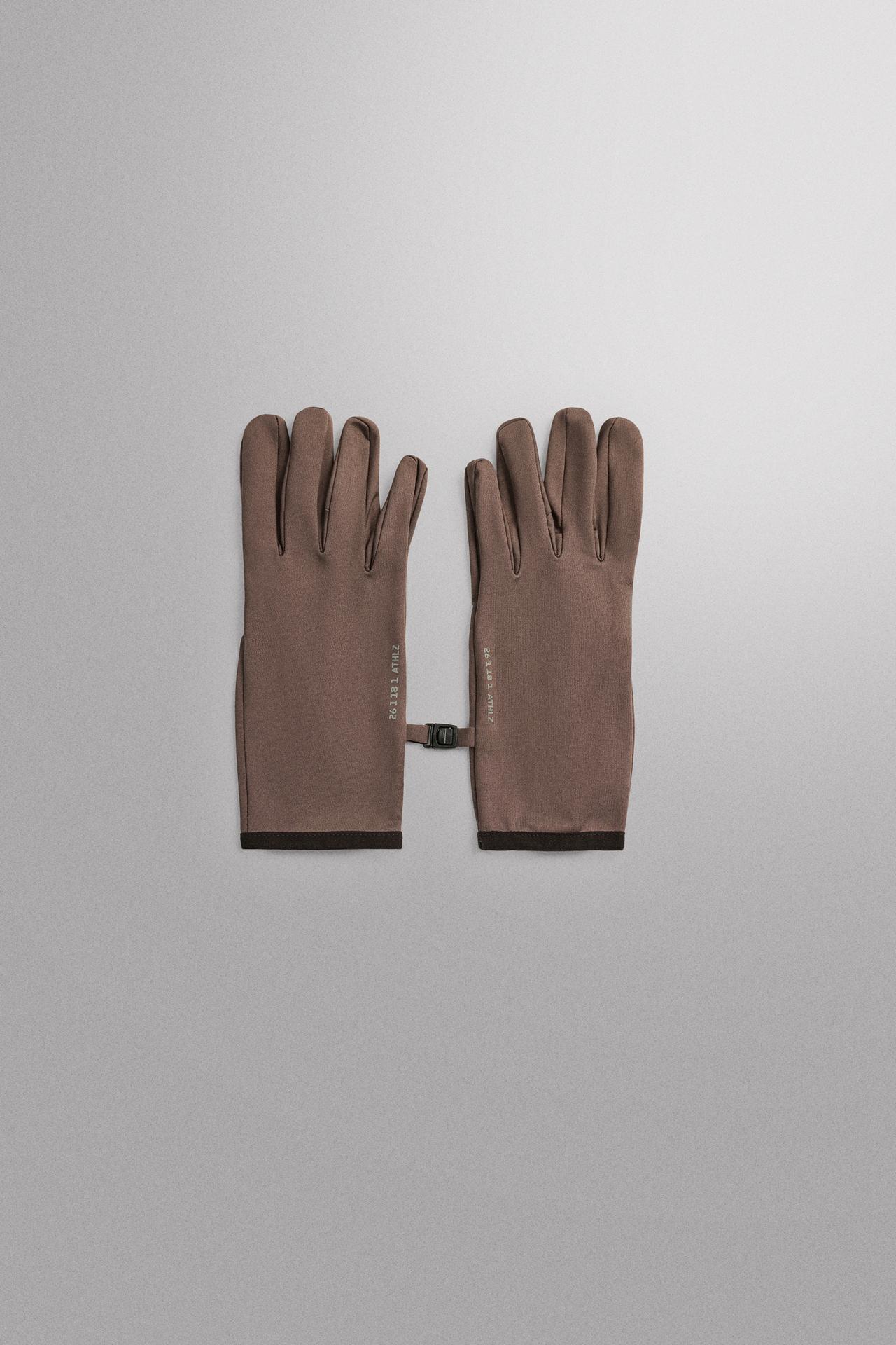 RUNNING GLOVES — Brown / Taupe