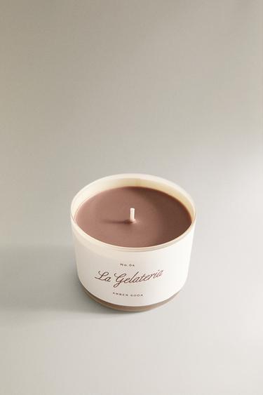 (150 G) AMBER SODA SCENTED CANDLE - Light brown by Zara - Image 1
