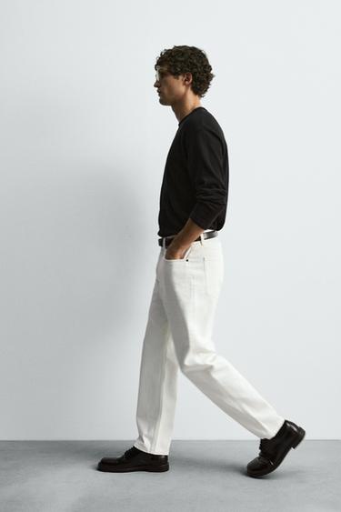 JEAN STRAIGHT ANKLE FIT - Blanc de Zara - Image 5