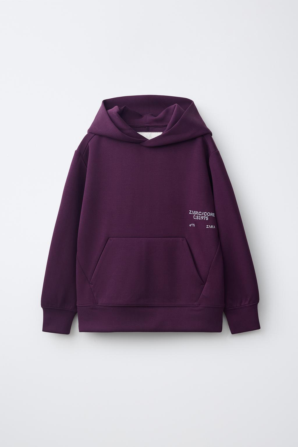 SPORTY SLOGAN HOODIE