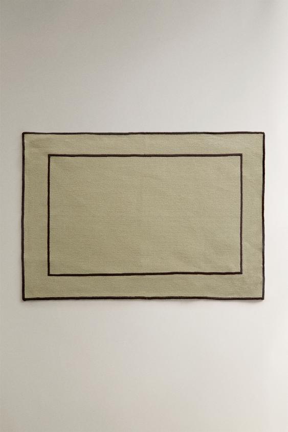 CONTRAST SCALLOPED PLACEMAT - مزرق الخاص بـ Zara - صورة 0